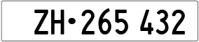 Truck License Plate